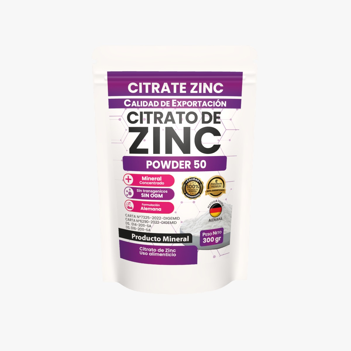 Citrato de zinc